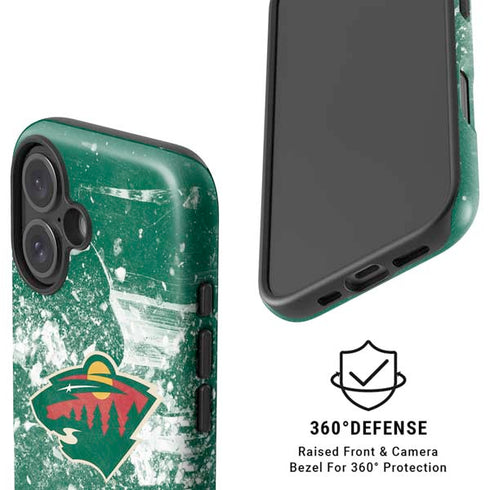NHL Minnesota Wild Frozen iPhone 16 Magsafe Impact Case